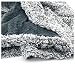 heimtexland ® Super Flauschige Sherpa Fell Kuscheldecke Samt Flanell Wohndecke Dick Warm 200x150 cm Ökotex Typ781 Anthrazit Grau