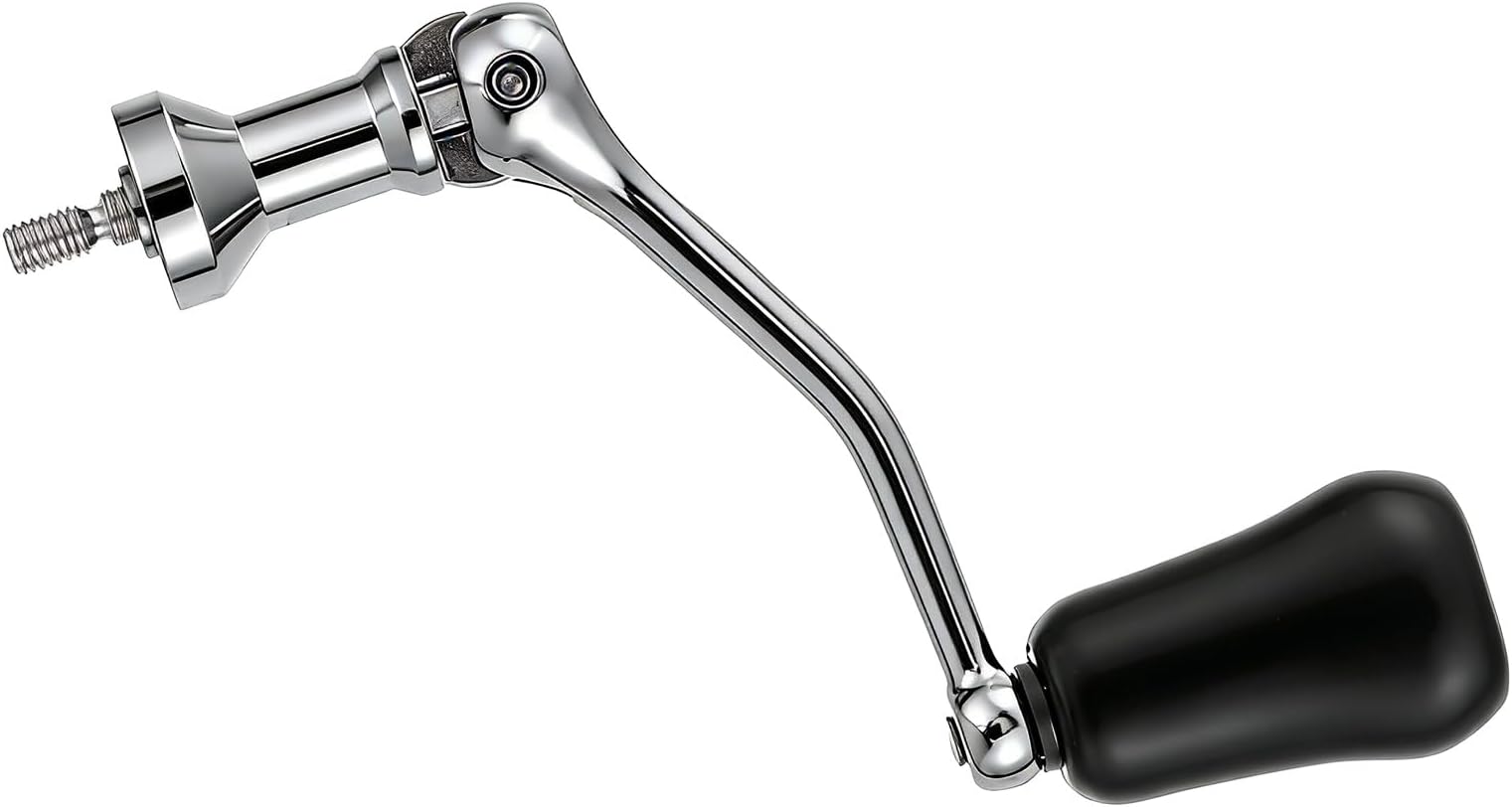 Grip Fishing Swivel Reel Handle Fishing Reel Handle Single Rockers Arm Screw-in Handles Grips Rubber Handles Fishings Reels Replacement Fishings Rod Power Handless for Baitcasting Reels
