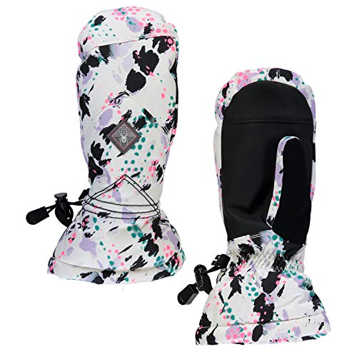 Mitaines de ski Spyder Inspire fille blanc contre les mains froides en hiver