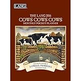 Lang Cows 2016 Monthly Pocket Planner by Lowell Herrero, January 2016 to January 2017, 4.25 x 6.5 Inches (1003168)