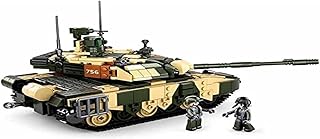 Sluban Modern T-90 Battle Tank - M38-B0756-758 Pieces - 100% Compatible. Includes Box. Building Bricks Toy (M38-B0756)