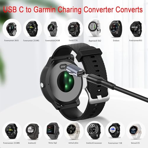 Image of Tobo USB C Watch Adapter Connector, Charging Head to Type C Female Converter Coupler, Aluminum Housing, for Smartwatch, Bracelet,