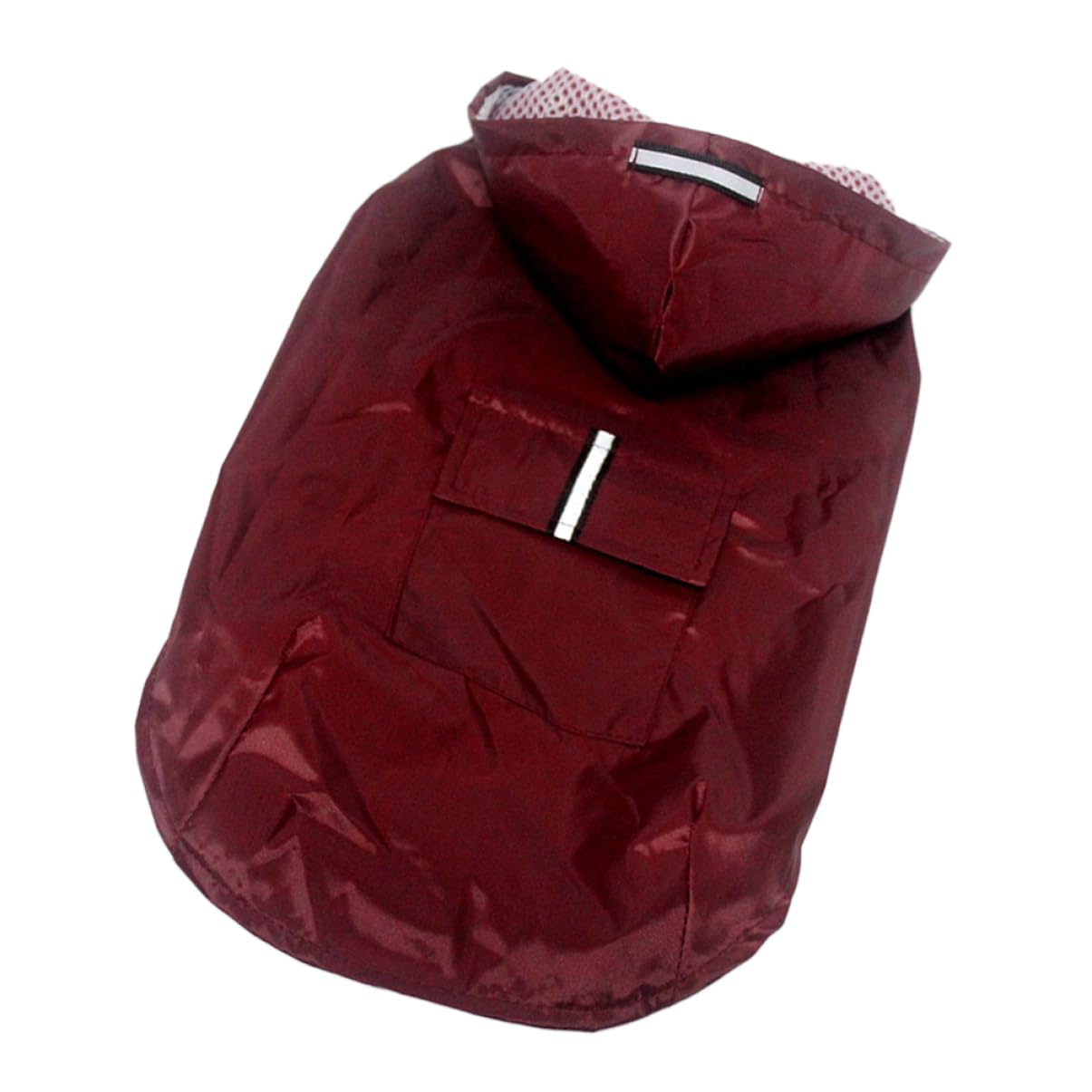 POPETPOP 3pièces Manteau De Pluie Réfléchissant pour Chiens avec Capuche Vêtement Imperméable pour Chiens Rouge Complète Et Ajustable