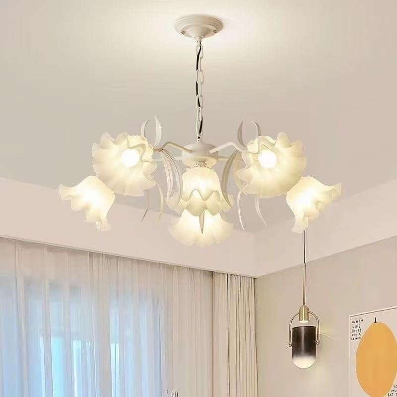 Amazon.co.jp : スズランシャンデリア フラワー E 27ソケット（電球