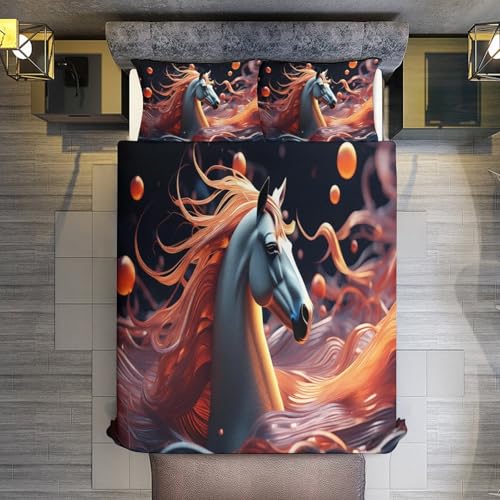 Housse de couette enfant microfibre hypoallergénique anti-plis lit simple 155 x 220 cm - 5