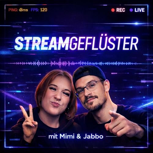 STREAMGEFL&Uuml;STER Podcast Por Michelle M&uuml;ller Kevin Pellegrino arte de portada