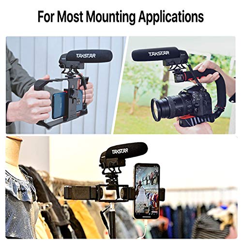 TAKSTAR SGC-600 Mikrofon Camcorder-Mikrofon Kondensator-Aufnahme-MIC für Nikon für Canon DSLR-Kamera DV-Camcorder (3,5 mm Schnittstelle) Professionelles Videozubehör mit Windschutz - Image 7