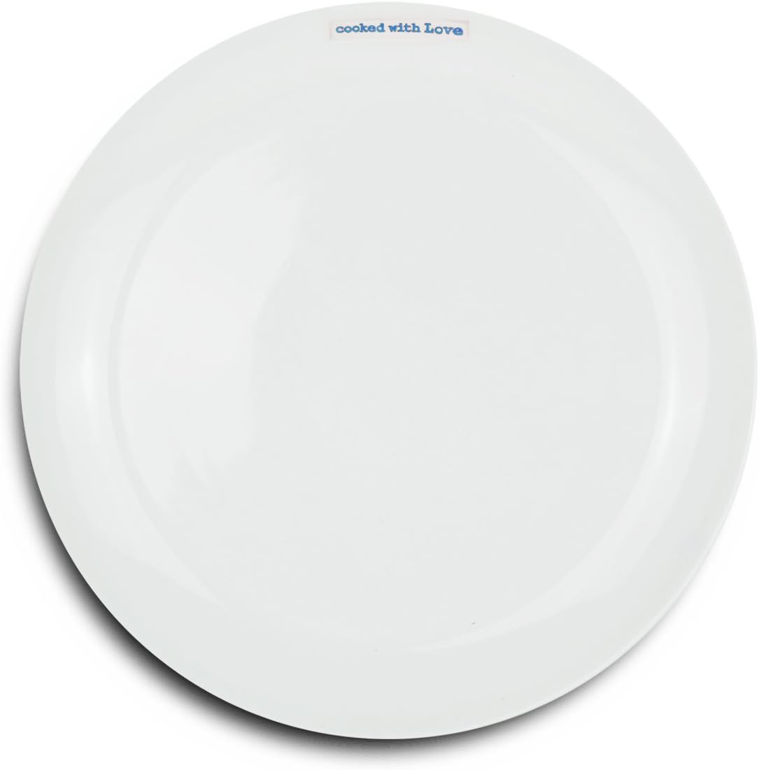 Keith Brymer Jones - Word Range - Ceramic Large Plate - Cooked with Love - 26cm