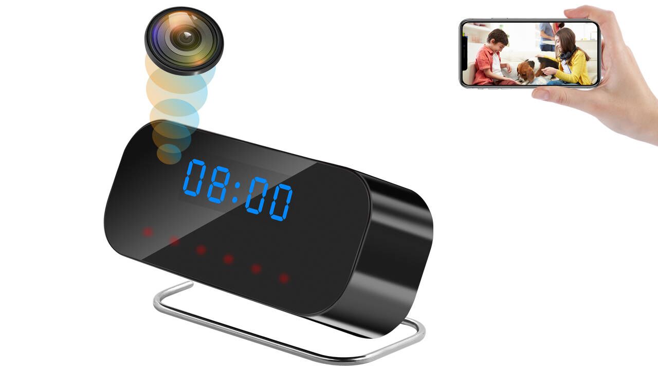 Telecamera Nascosta Spia Orologio WiFi
