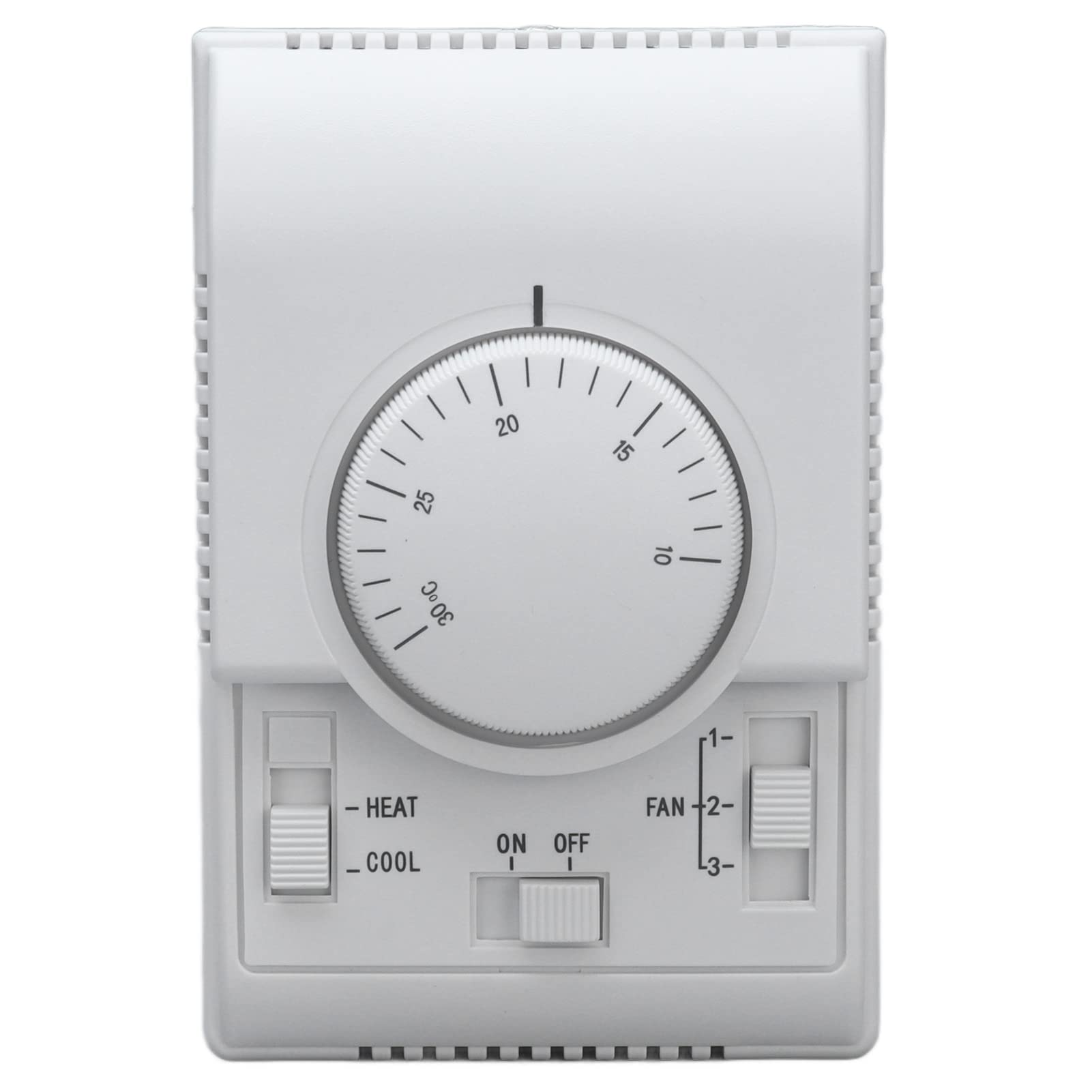 Ejoyous Thermostat Mécanique d'Ambiance, Régulateur de Température, Contrôleur 110-220 V, 2 Voies