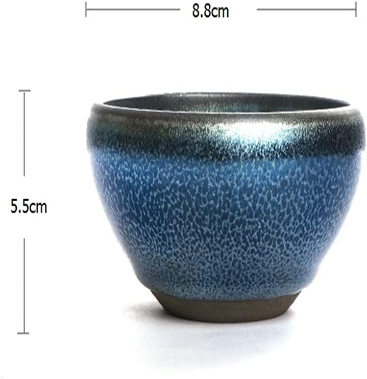 Chinese Song Dynasty Tea Cup Porcelain Matcha Bowl Tenmoku Glaze Ceramic Kungfu Set
