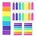 Sticky Note MIHOUNION 700 piezas marcadores neon libreta notas adhesivas Color Index Flags Tabs Fluorescent Sticky Notes Banderas para marcadores Cuenta de la mano Recetas Memorándum