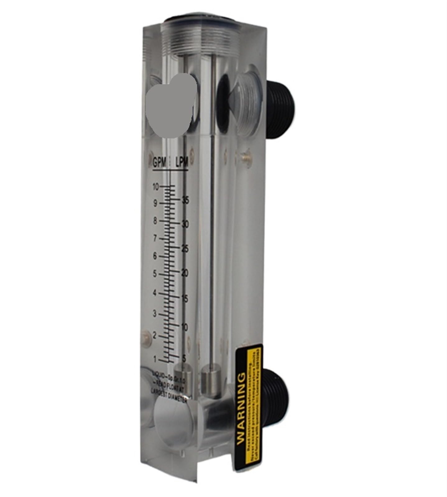HDPHCRIUN LZM-25 Panel Type Flowmeter Flow Meter Indicator Counter with Controller Valve Liquid G1 DN5 1-10GPM 5-35LPM 5-40GPM 10-150LPM(2-20GPM 10-70LPM)
