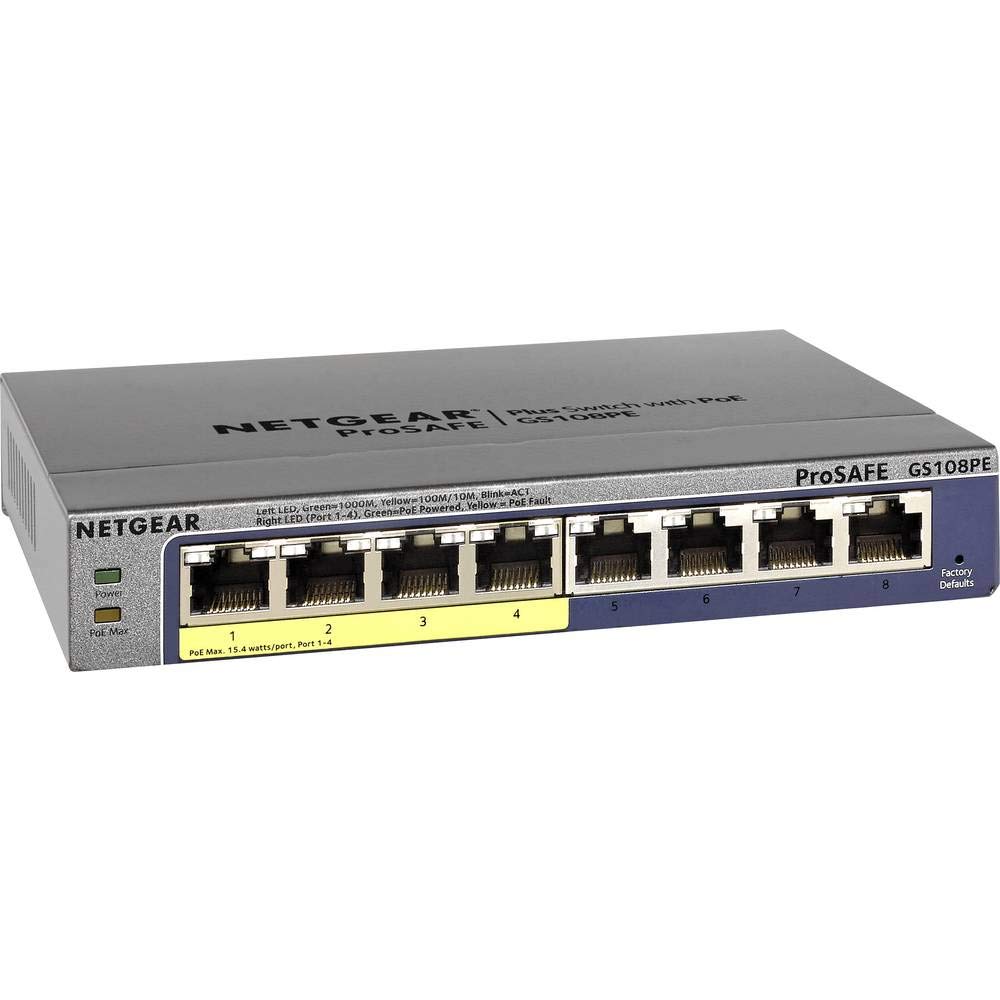 Amazon.com: NETGEAR 8-Port Gigabit Ethernet Smart Managed Plus PoE