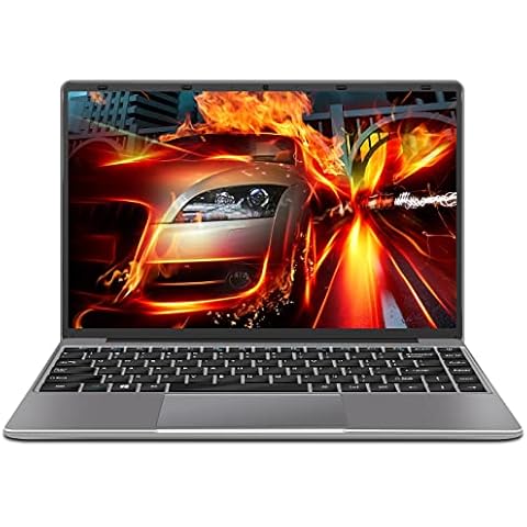 WOZIFAN Ordenador portátil 14" 64GB ROM Admite expansión SSD 1TB Windows 10 Intel 6GB RAM Portátiles 2.4G+5G WiFi FHD Bluetooth 4.2 USB HDMI Cover