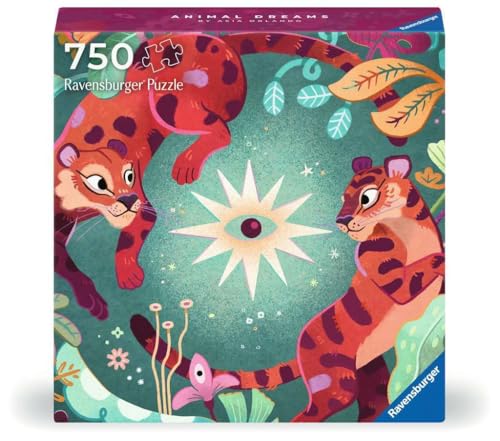 Ravensburger Art & Soul: Animal Dreams 750 Piece Jigsaw Puzzle for Adults - 12001001 - Handcrafted Tooling, Made in Germany, Every Piece Fits Together Perfectly