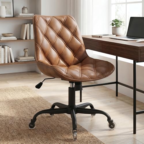 PU Leather Armless Chair
