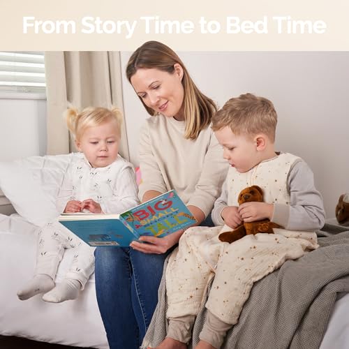 Baby Slaapzak met Voetjes - Winter Trappelzak met Pijpen - Winterslaapzak 2.5 Tog OEKO TEX - Overslaappak van Mousseline Katoen 1-4 Jaar Oud - Afbeelding 6