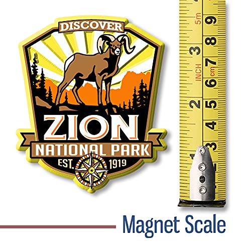 Imán Decorativo Zion National Park 7.1x8.4 cm miniatura 2