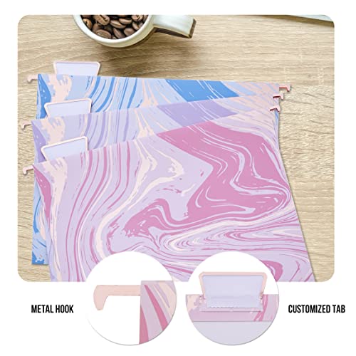 Snapklik.com : Y YOMA 6 Pack Rose Gold Hanging File Folders Letter Size ...