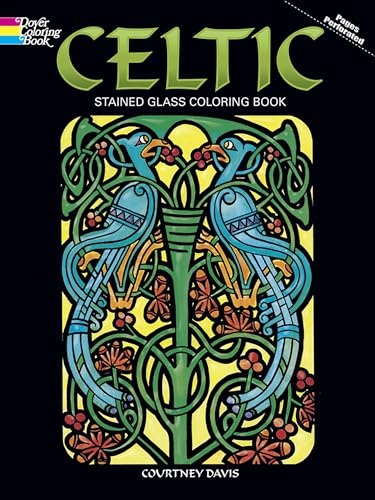 Celtic Stained Glass Coloring Book (Dover Design Coloring Books)
