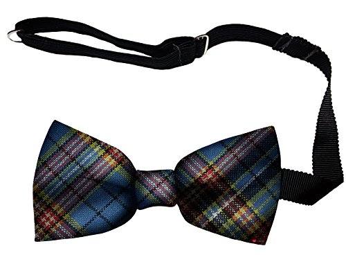 Noeud papillon pour homme en laine sangle réglable tartan écossais I LUV LTD
