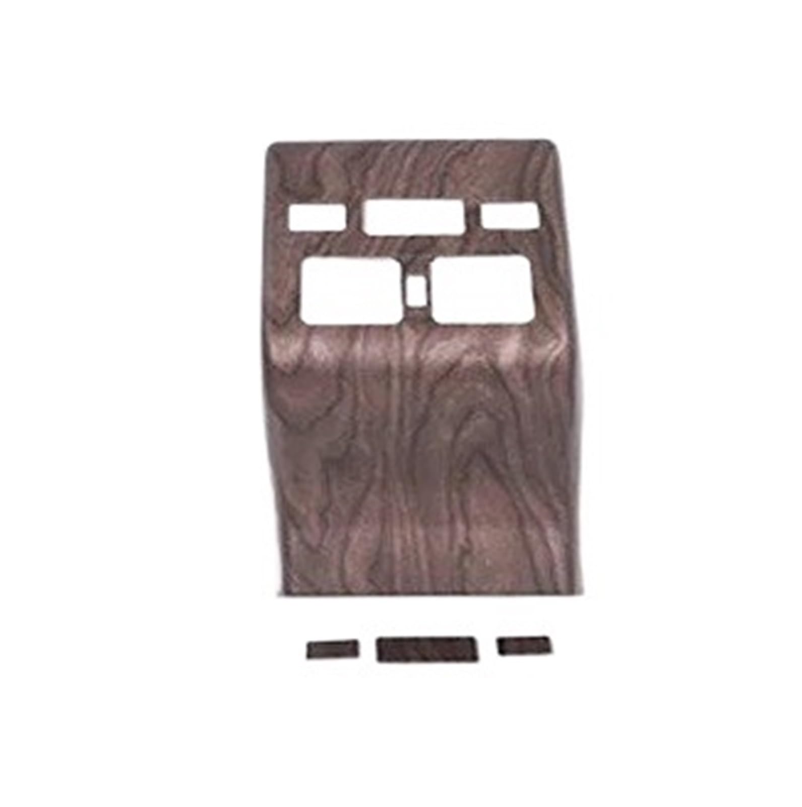 Oexrigru Rear Ac Outlet Cover Car Interior Moulding Trim For Toyota Bz4x Ea10 2022 2023 2024 Peach Wood Gear Shift Air Vent Cover Trim Door Armrest Window Lift Switch Interior Accessories(Rear Ac Outlet Cover)
