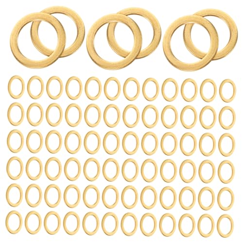 Toddmomy 100Pcs Metal Washer Kit for Outdoor Skateboard Replacement Parts Durable Gaskets and Hardware for Skateboard Maintenance and Repair Essential Skateboard Accessories