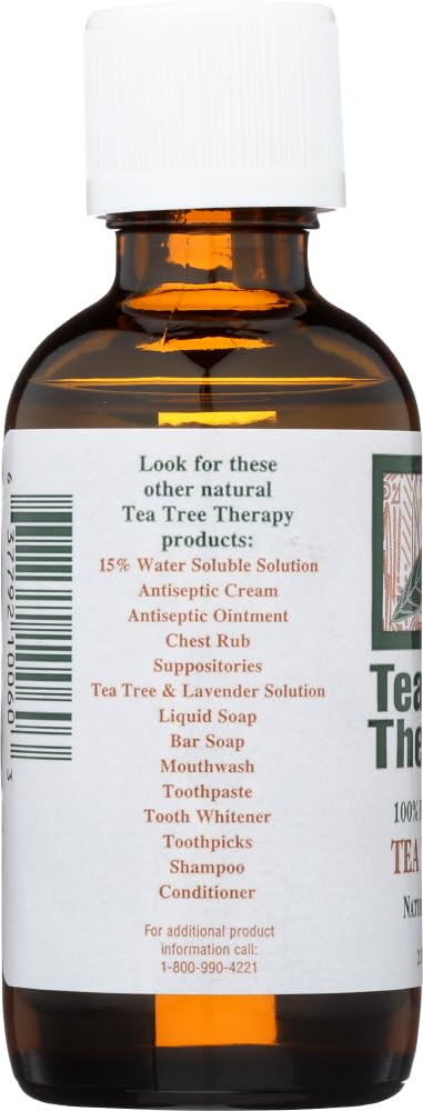 Tea Tree Therapy: Pure Tea Tree Oil (60 ml), 2 oz