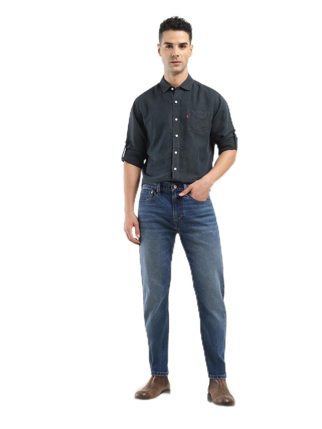 Men's 512 Regular Fit Mid Rise Jeans-image-41