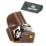 MegaGear 'Ever Ready' Protective Leather Camera Case, Bag for Olympus OM-D E-M10 Mark II with 14-42mm Digital Camera [並行輸入品]