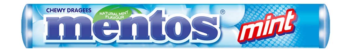 Mentos Menta, Caramelo Masticable - 20 unidades de 38 gr (Total 760 gr)