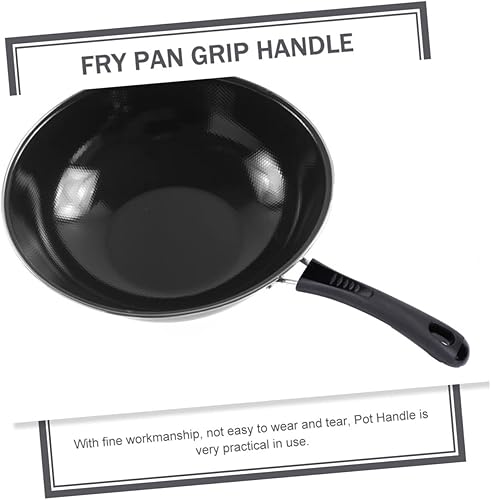Miniatura 7 de FUNOMOCYA Cacerolas de repuesto con mango de cacerola con asas extraíbles, sartén de campamento, mango universal, mango de olla resistente, tapa de
