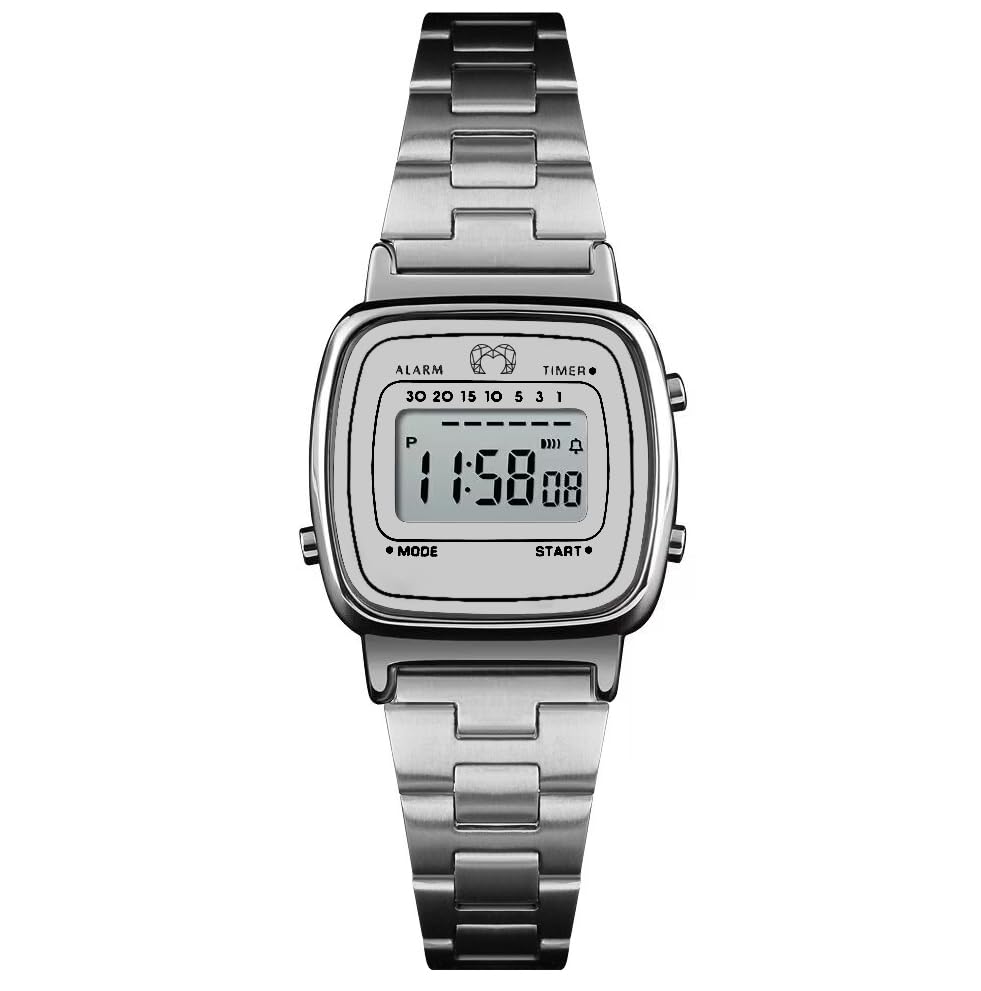 Relojes de mujer. Reloj analógico de mujer clásico de estilo Vintage, resistente al agua 3ATM., acabado sofisticado y elegante. Reloj de mujer original con maquinaria de cuarzo. (Plata)