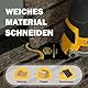 TOLESA Multitool Sägeblätter Multi-Messer Hakenklingen 5pcs zum Schneiden für weiche Materialien, Dachschindeln, PVC-Teppich und Pappe
