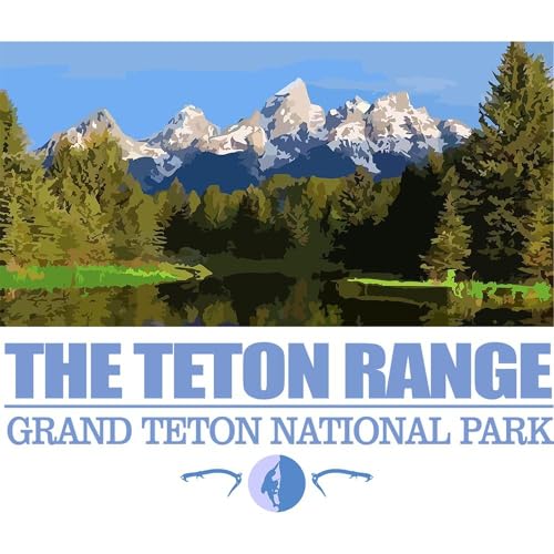 Taza de cerámica grande 15 oz diseño Grand Teton miniatura 3