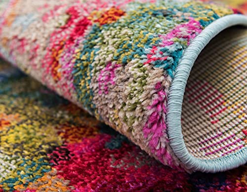 Tapete decorativo rectangular Unique Loom 4'1 x 6'1 miniatura 5