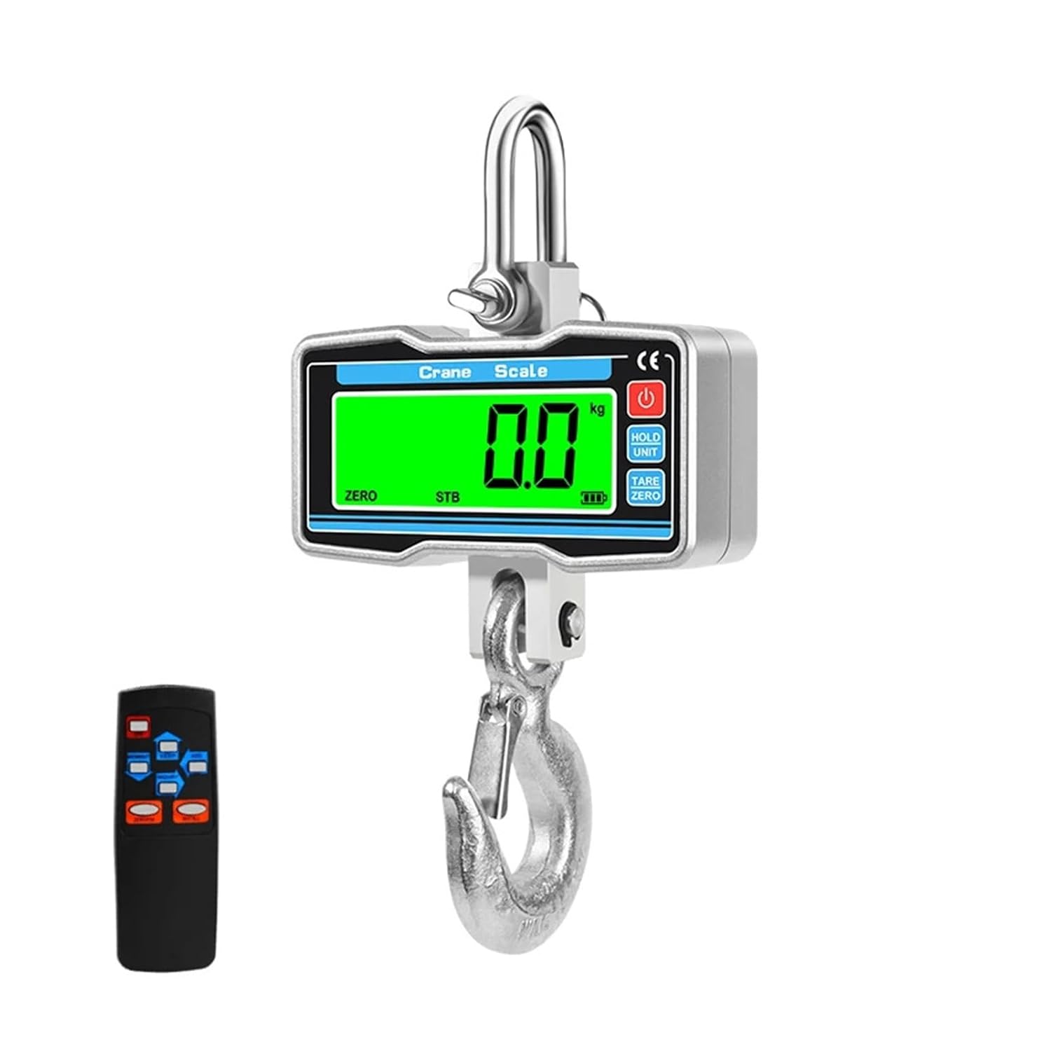 Hanging Scale Luggage Scales Digital Crane Electronic LCD Industrial Heavy Duty Steel Hook Strong Capacity