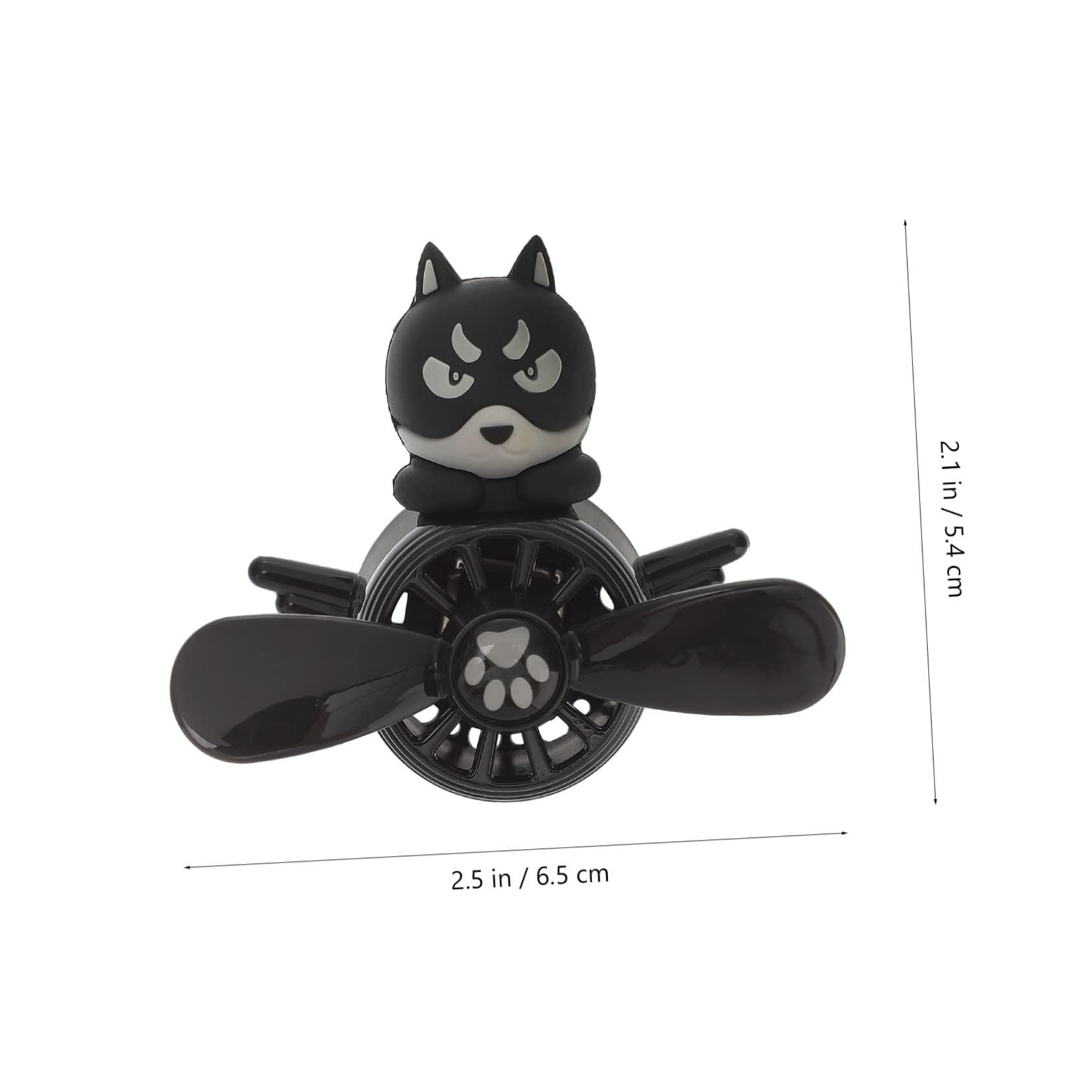 SHERCHPRY 5piezas Difusor De Aromaterapia Para Coche Diseño De Cartoon Ventilador De Aire Para Vehículos Aromatizante Adorable y Creativo Para Aliviar Estrés y Decoración Interior De