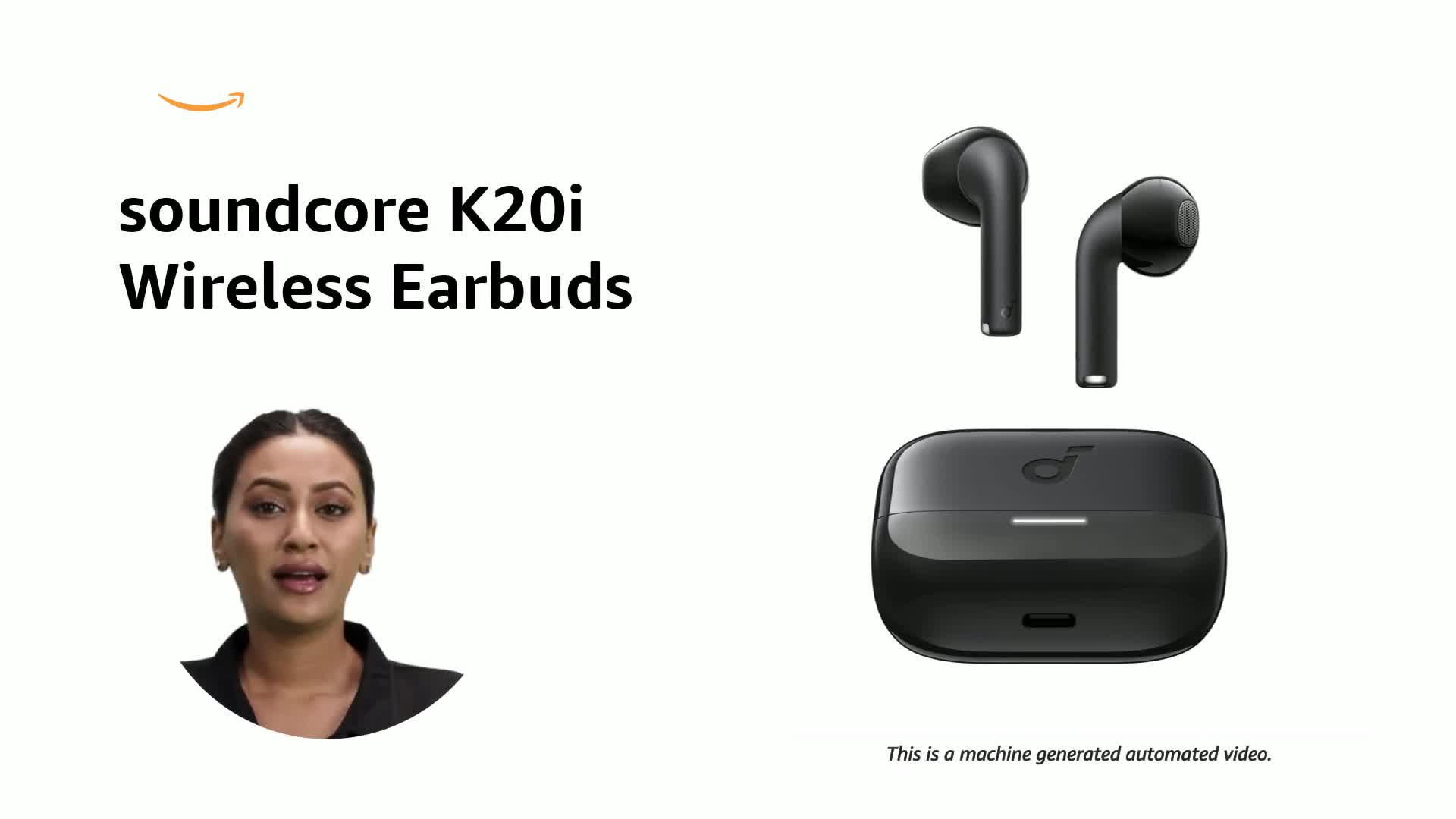 soundcore K20i by Anker, Semi-in-Ear Earbuds, Bluetooth Wireless