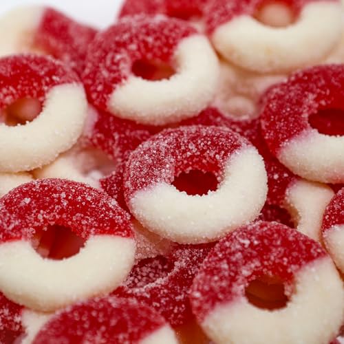 Gummy Ring Candies sabor cereza 2 lb miniatura 1