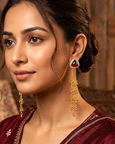 Generic gold ghungroo saree – image 2