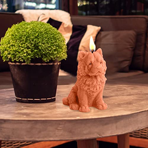 Siliconen kaarsvormen | 3D Chow Chow Vorm Siliconen Kaars Schimmel | Non-stick siliconen hars gietvorm voor epoxyhars… - Afbeelding 8