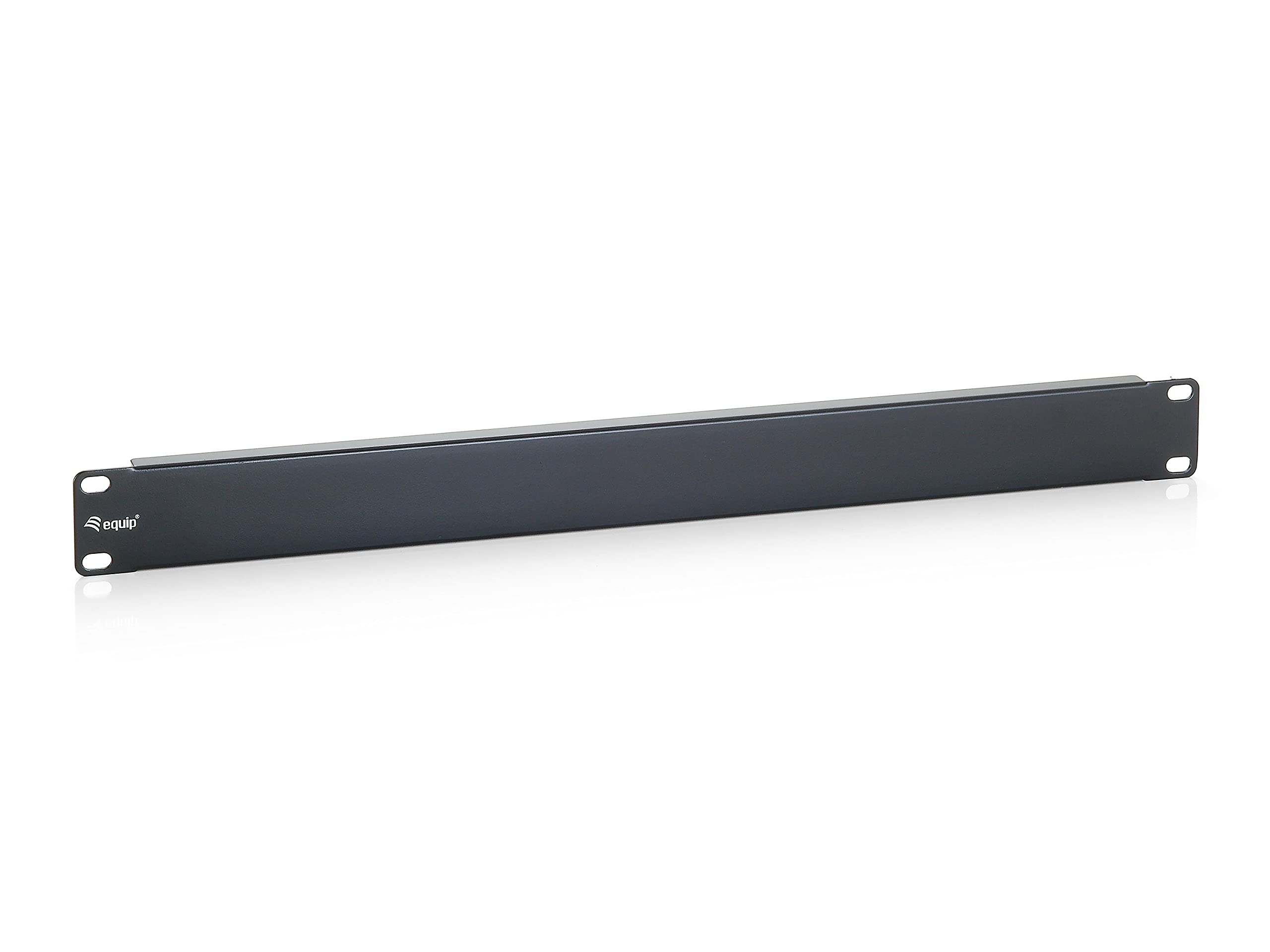 Equip Panel 19" 1HE RAL 9005 Black
