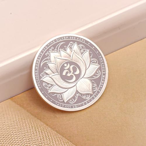 Image of Acpl Precious Moments Ganesh Laxmi ji 20 gram Silver Coin BIS Hallmarked With 999 Purity