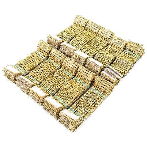 Anillos de Servilleta de Oro con Rhinestone, 100 Unidades Cover