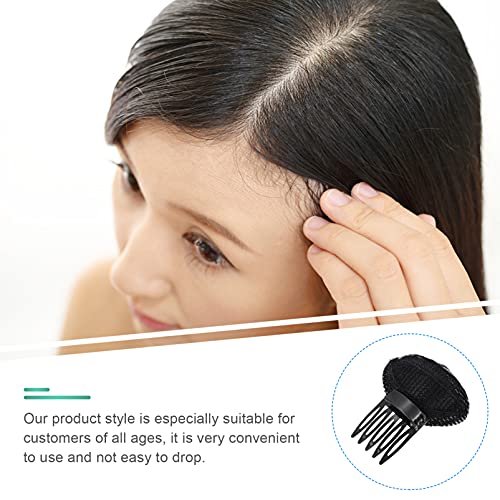 Lurrose 5 peças de grampos para coque de cabelo, esponja, volume, batida, volume, base de cabelo, ac