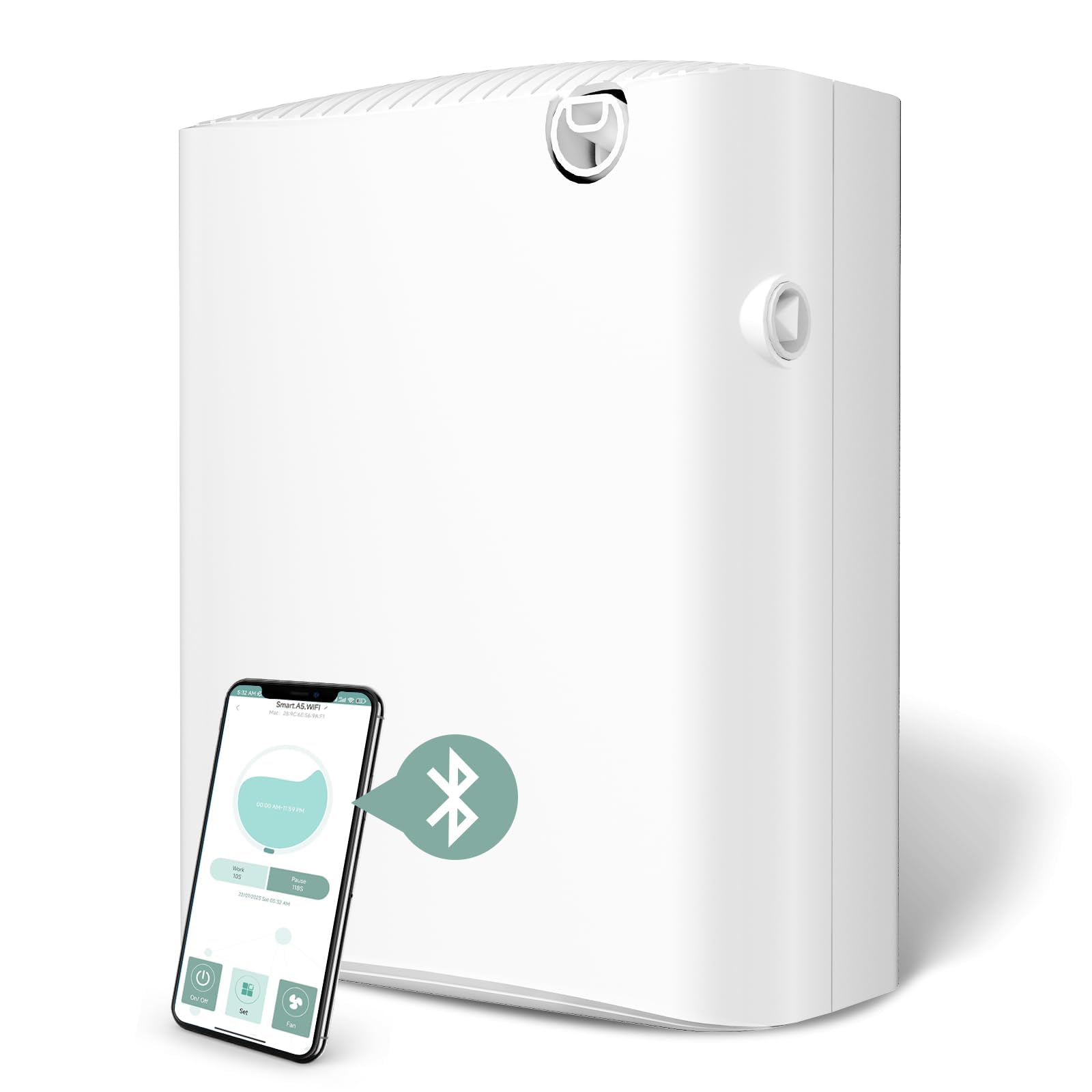 Smart Scent Air Machine with Intelligent Cold Air Technology, Waterless Hotel Collection Diffuser Covers 2000 sq, Bluetooth HVAC Scent Diffuser for Large Room, Hotel, Office and Spa Room