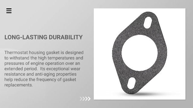 Image of (12-Pack) Calvana Thermostat Housing Gasket Replacement for 35062 Water Outlet Gasket, Automotive Replacement Gasket Sets for Most Vehicle Models