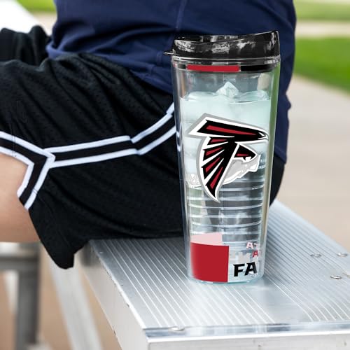 Image of Rico Industries NFL Football Double Wall Classic 16oz Or 20oz Tritan Tumbler W Lid